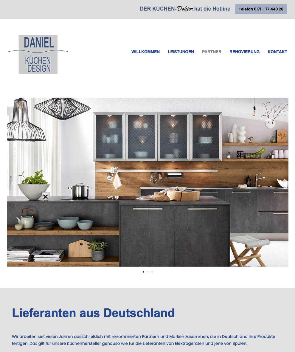 Daniel Küchen-Design Website
